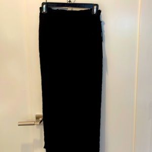 NWT black piece apart skirt